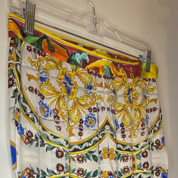 Dolce & Gabbana Silk Trousers - Picture 6 of 14